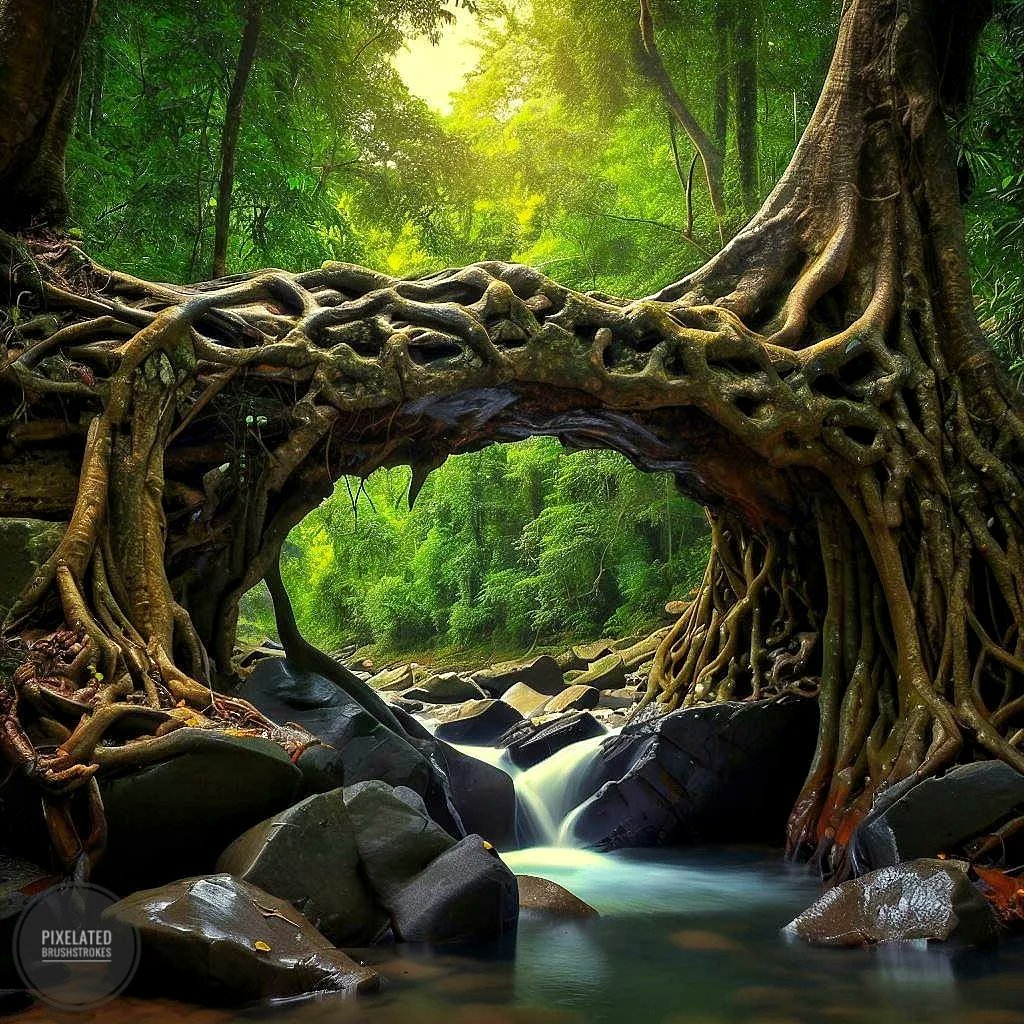 Beauty of a root bridge
#AI #AIart #AIartists #aiworld #AIArtworks #aiartgallery #AiArtSociety #aiartdaily #digitalartwork #DigitalArtist #DigitalArt