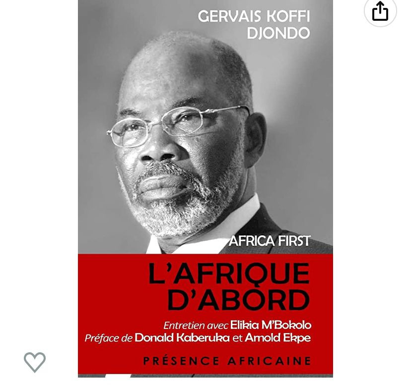 est ce que quelqu'un peut m'aider a trouver le livre de Gervais DJONDO intitulé l'Arfique d'abord ? 

parrait-il que c'est en rupture de stock dans les librairies.

#TT228