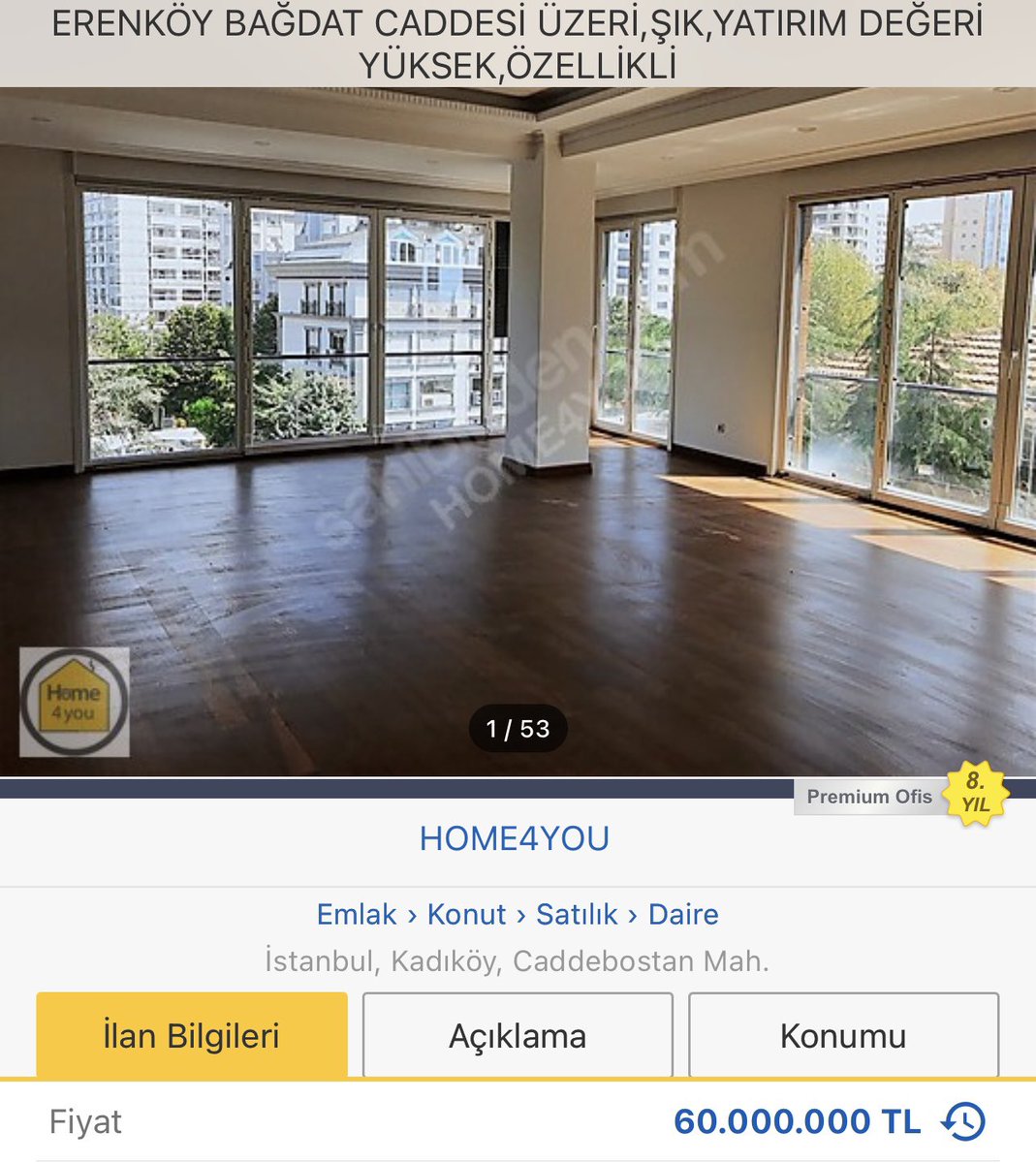 stevedabitcoin's tweet photo. Yani şartlar eşit değil…

İstanbul Caddebostan’da apartman dairesi $3M

Aynı parayla Miami’de 6 tane müstakil villa alıyosun bi de üstüne $300k kalıyor! https://t.co/zeTCbzhzAM