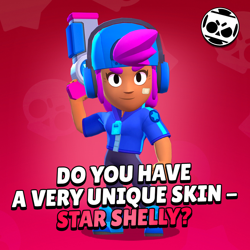 ⭐ Star Shelly is the RAREST SKIN in the game! To be claimed only