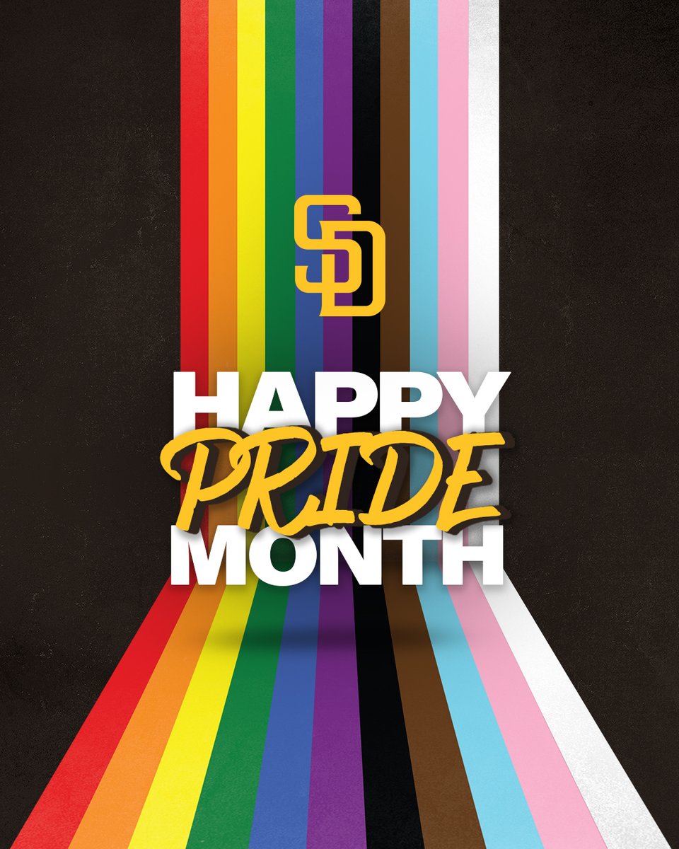 Happy #Pride Month!

The Padres are proud to celebrate our LGBTQ+ employees, fans and community 🏳️‍🌈