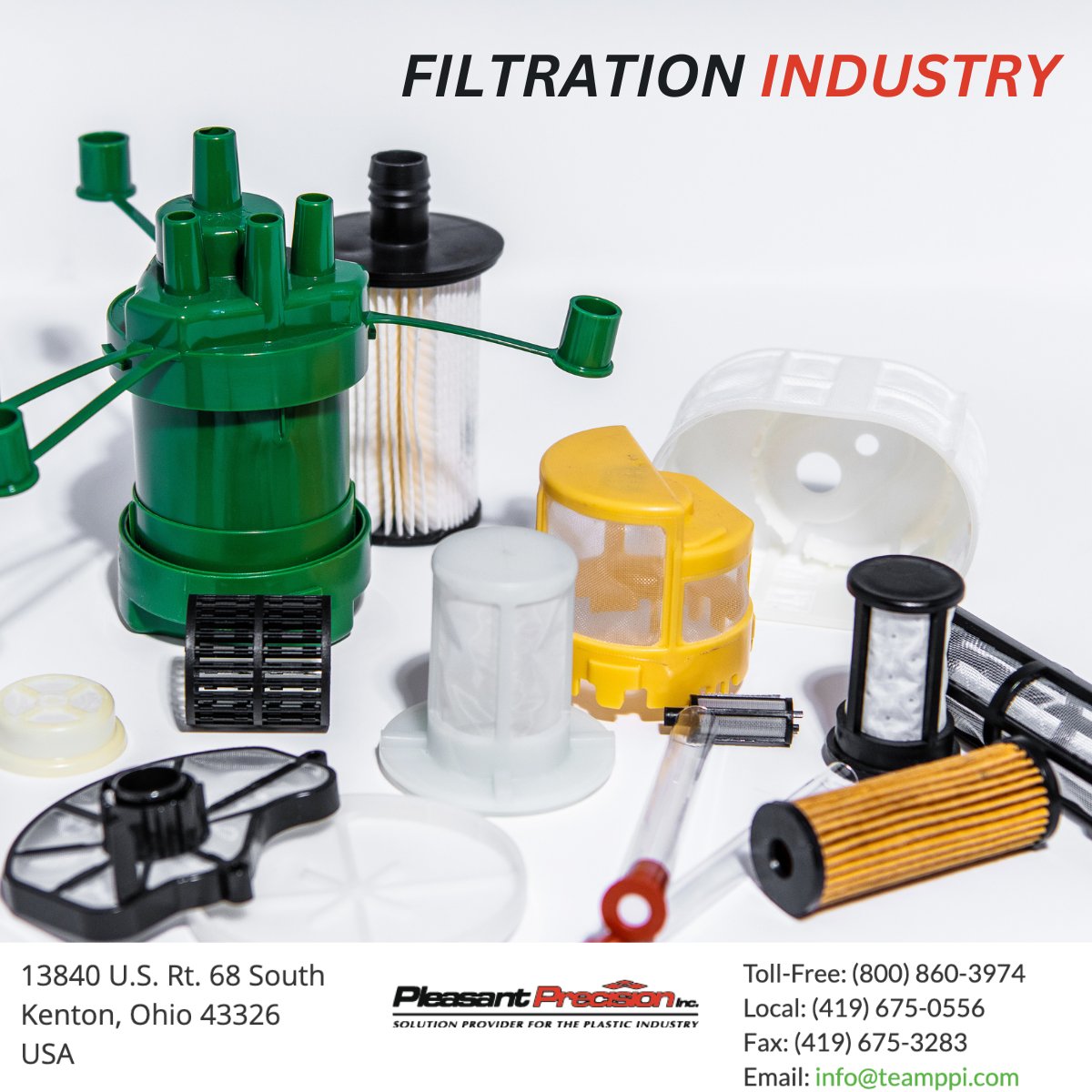 TeamPPI's tweet image. We know high-precision tooling is the key to molding tight tolerance products to filter or separate water, fuel, oil, blood, or other fluids. Visit hubs.ly/Q01RXRHR0 to see our capabilities within the filtration industry. 

#FiltrationIndustry #FilterManufacturing #DFM