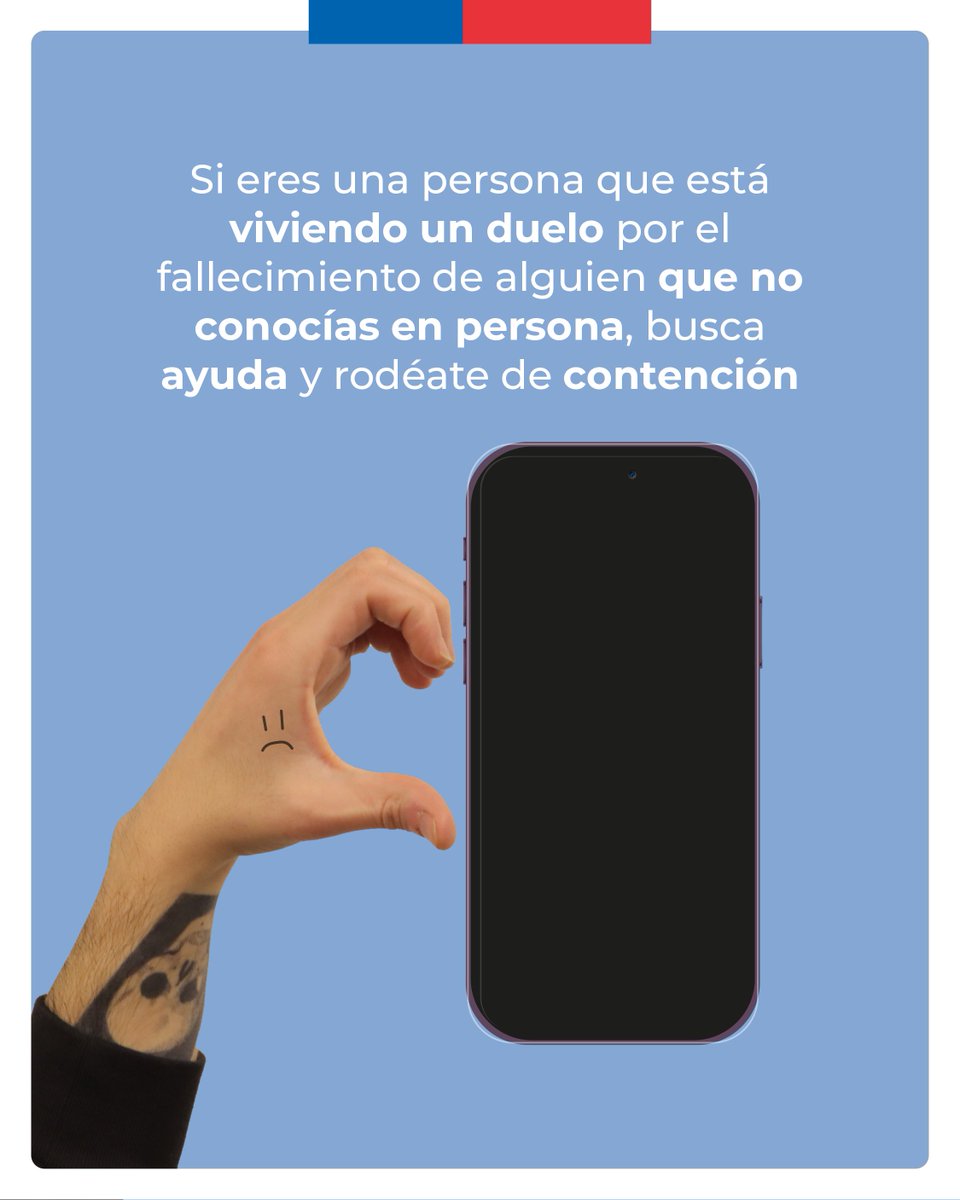 Las redes sociales han permitido que generemos fuertes vínculos de manera unidireccional con personas a quienes admiramos. 

Cuando algo negativo ocurre con estas personas, es normal que reaccionemos con tristeza y, en caso de fallecimiento, es posible vivir un proceso de duelo.