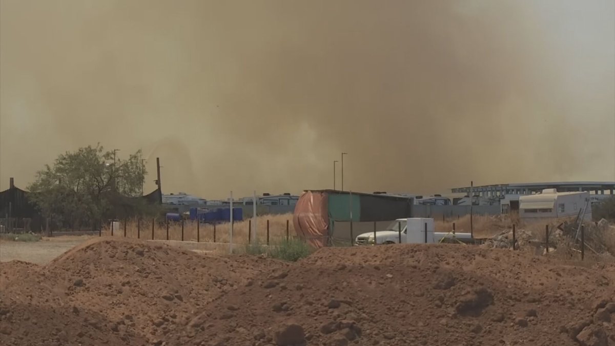 azfamily 3TV CBS 5 on Twitter "Mesa mulch fire concerns What the