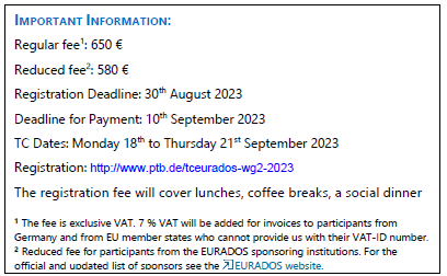 The 1st EURADOS Training Course on Dosimetry and Emergency Preparedness, will be held at Greek Atomic Energy Commission (EEAE) in Athens, Greece, from 18th to 21st September 2023.

eurados.sckcen.be/news-overview/…