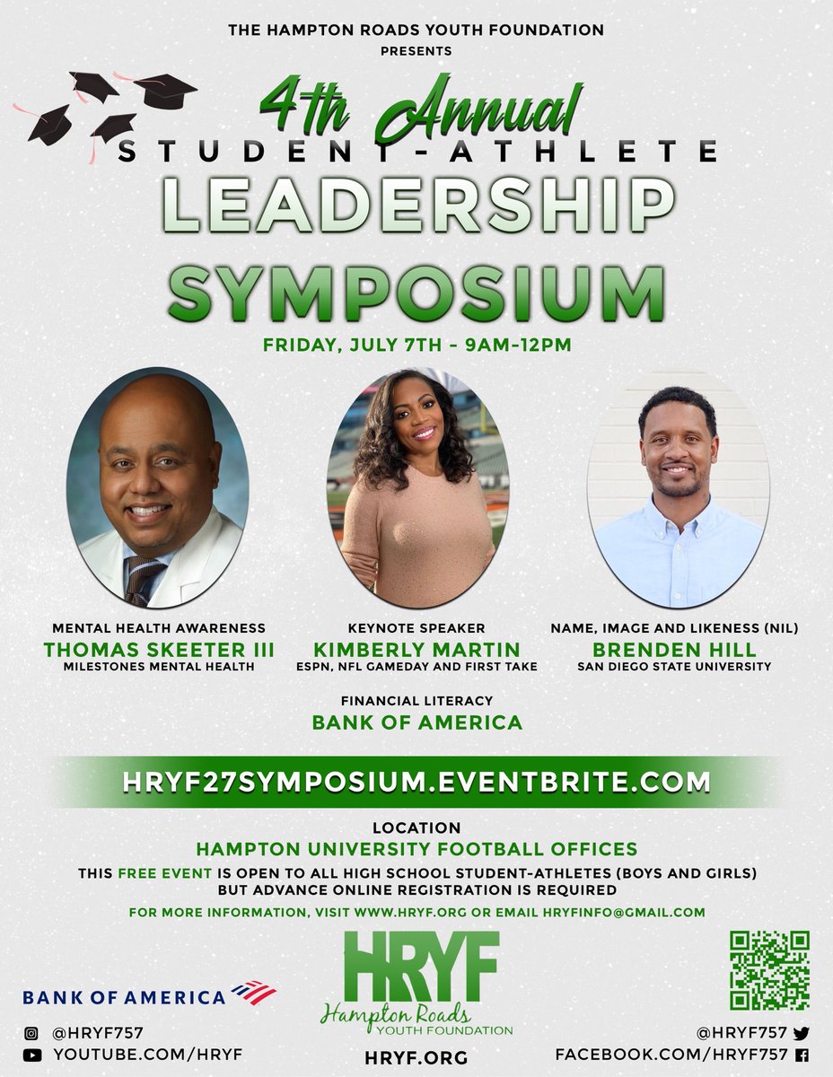 Leadership opportunity for our students. Please reach out to your athletic director for more information!