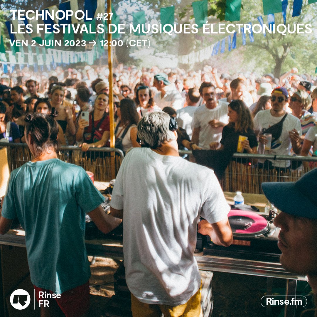 Il est Midi !

Vous écoutez <a href="/Technopol/">Technopol</a> #27 : Les festivals de musiques électroniques !

🎶
rinse.fr/podcasts/

#verrouillé 🔒 rinse.fr/player