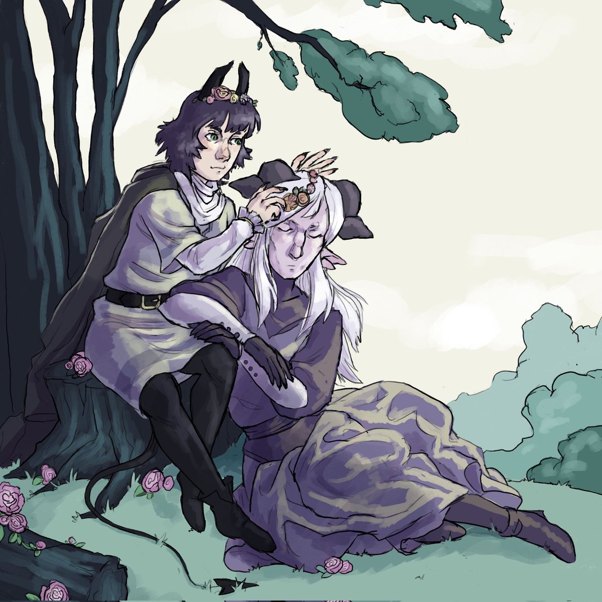 _Rose__Moon_'s tweet photo. @MegglesArt Thank you for the artshare! ✨️🏳️‍🌈✨️ https://t.co/bTH0GPh3UL