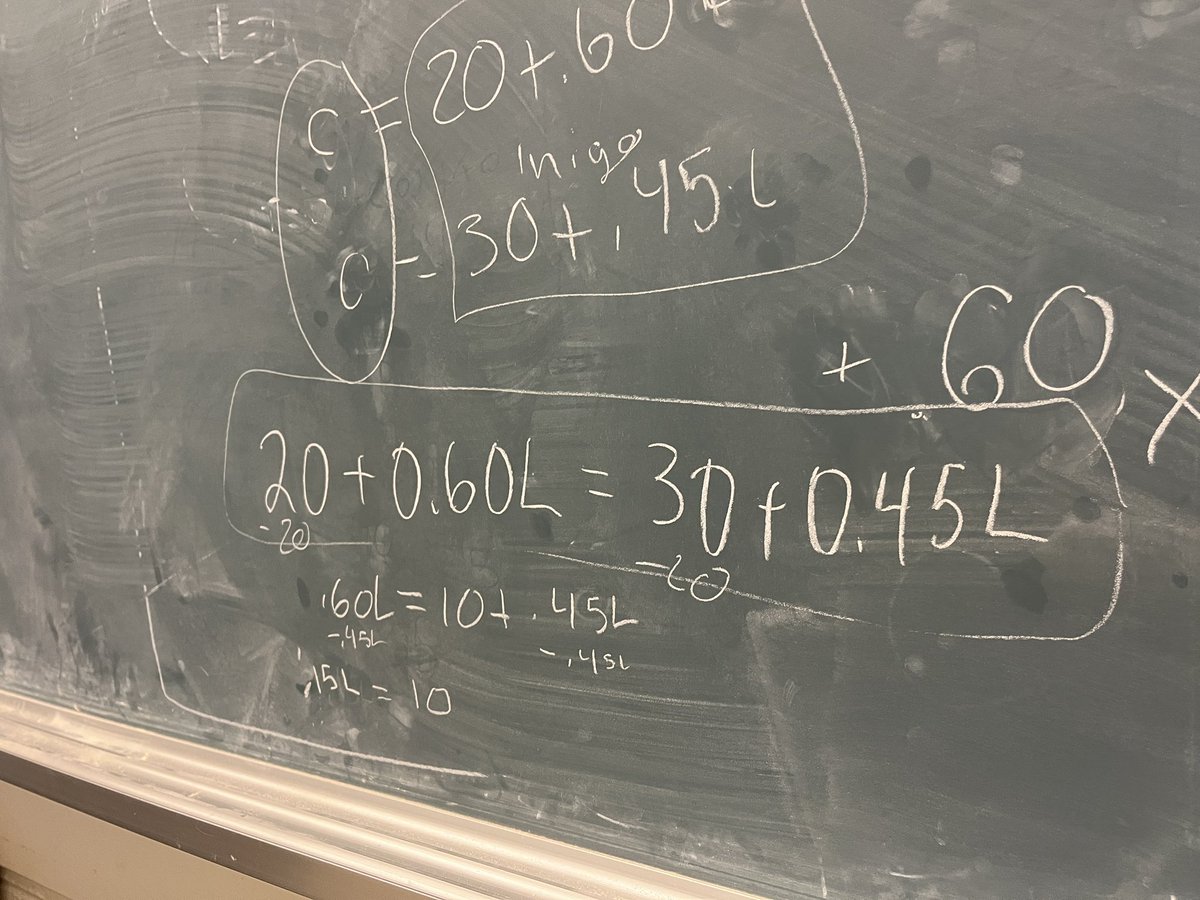 JenBrownEdu's tweet image. Some amazing different representation choices happening two analyze two different @LucasRelay sponsorship models. Both involving a flat fee donation and a donation per lap. #linearrelations #makingconnections #solvingequations #desmos #vnps #thinkingclassroom #tvdsbmath #destream