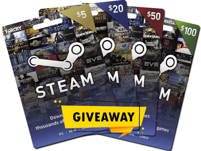 SteamGamesPC's tweet photo. 🎁#GIVEAWAY - 💰"$5 STEAM WALLET GIFT CARD"💰

How to enter:👇
✅Follow @SteamGamesPC, @FreePCG &amp; @PCGDeals
✅Retweet
✅Like

🗓️Winner will be announced June 4th

📧DM me to sponsor a giveaway like this
#SteamWallet #GiftCard #SteamGiftCard #Steam #SteamKey #SteamGame #SteamMoney https://t.co/Q1OxUDPQRM