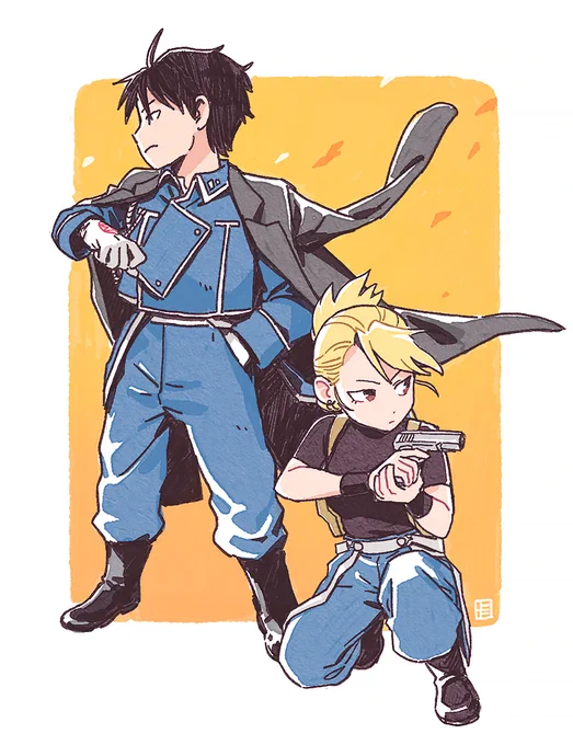 今日からお仕事ラッシュになります 過去に描いてて楽しかった絵を置いときます