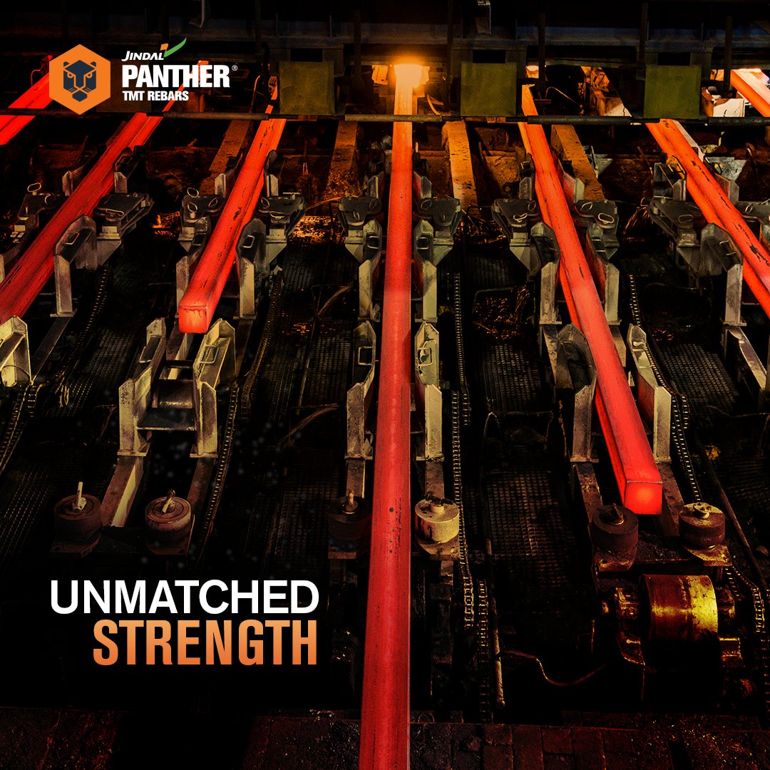 JindalPanther's tweet photo. Experience the roar of strength with #JindalPantherTMTRebars - your go-to solution for high-stress structures! Whether it's towering skyscrapers or massive bridges, our rebars are the building blocks of safety and reliability.
#PantherStrength #IconicProjects #SteelOfIndia https://t.co/M8fha6DklG