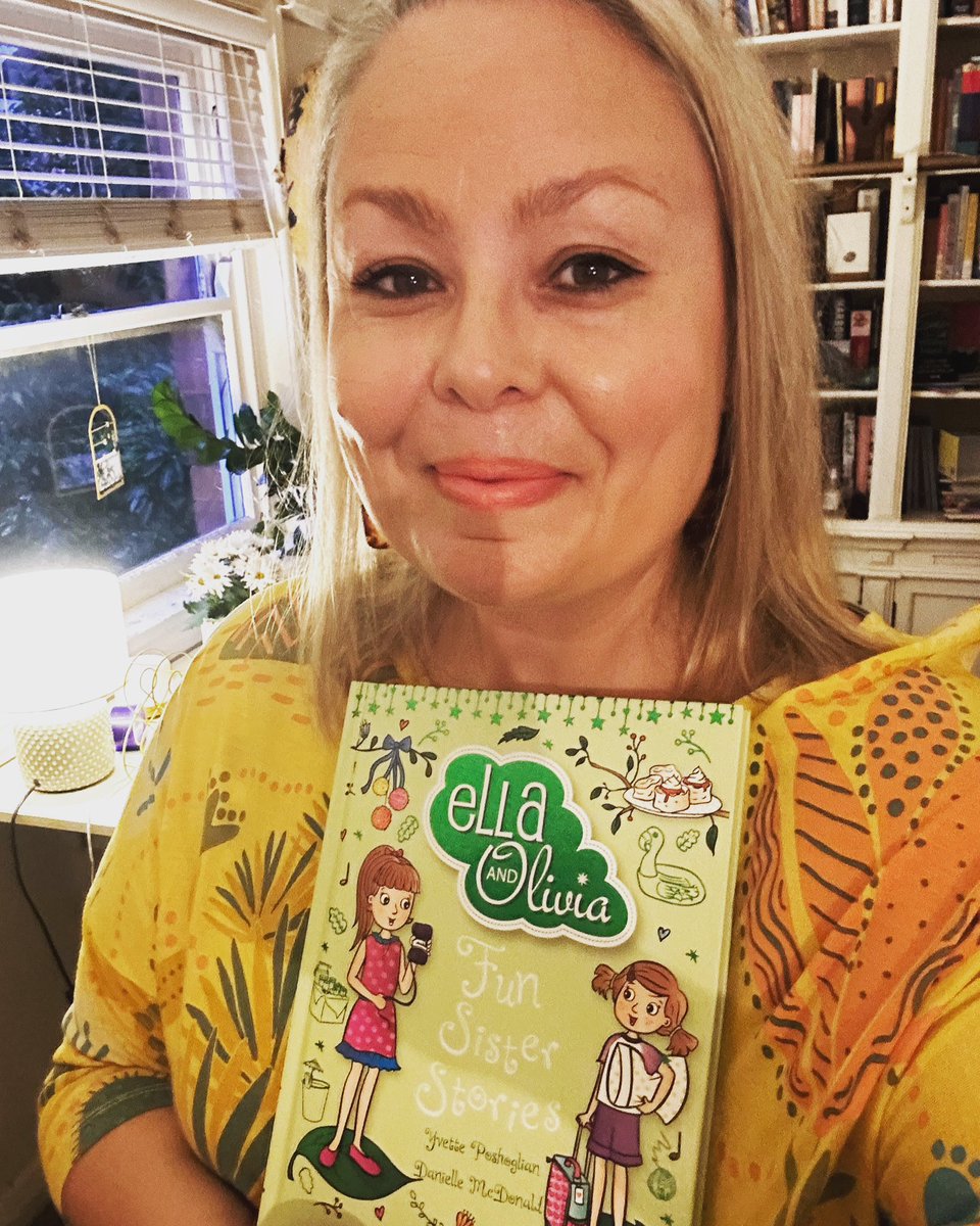 Thrilled to bits that today is publication day of the latest treasury of Ella and Olivia stories! FUN SISTER STORIES has six new fun tales and is just full of gorgeous illos by Danielle McDonald 💚 #ellaandolivia #author #amwriting #juniorfiction #chapterbooks