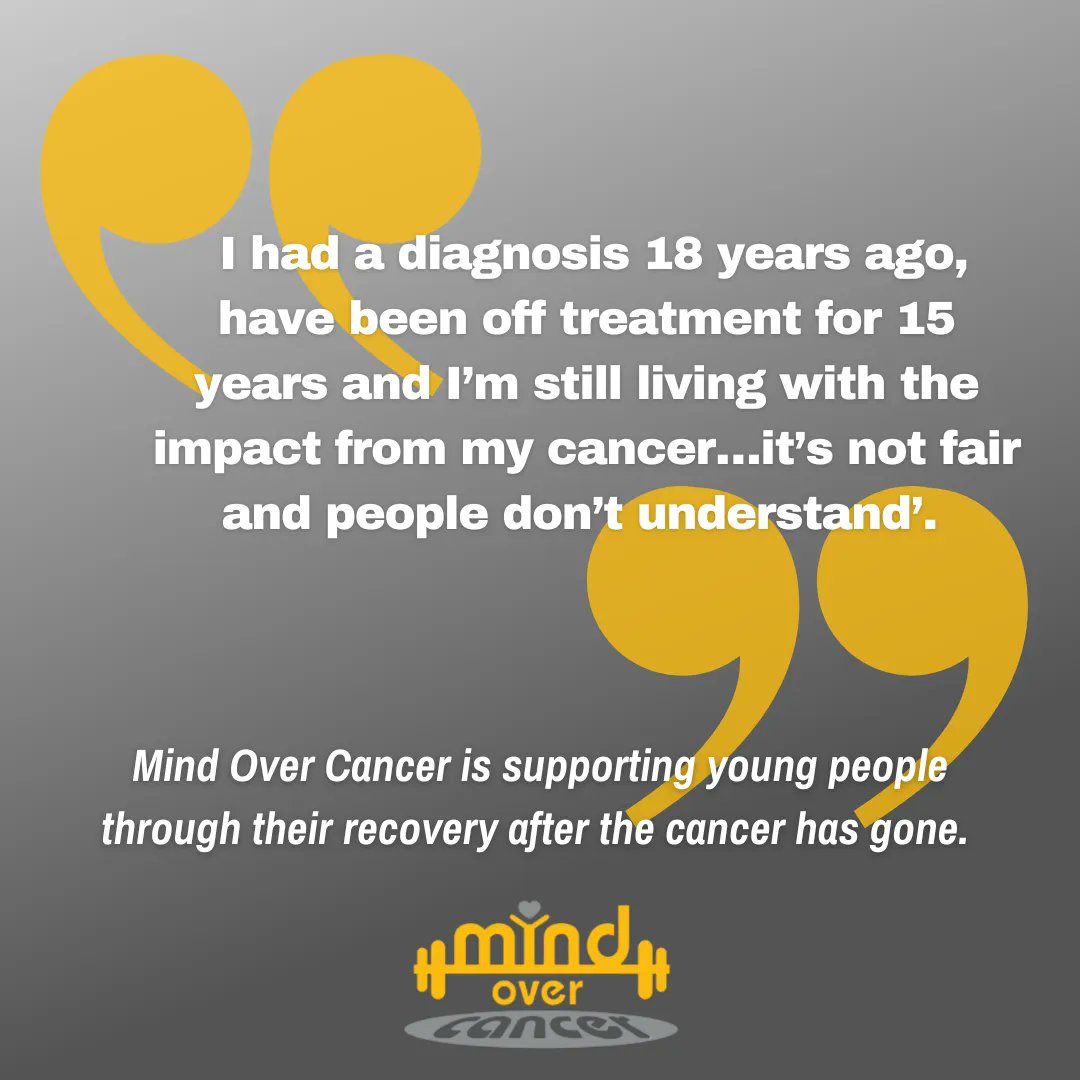 The impact of a cancer diagnosis on a young persons mental health can last for years. 

We're here to support them when they're ready to talk. 

#PleaseKeepTalking #LateEffects #ChildhoodCancer #TYACancer #MentalHealth