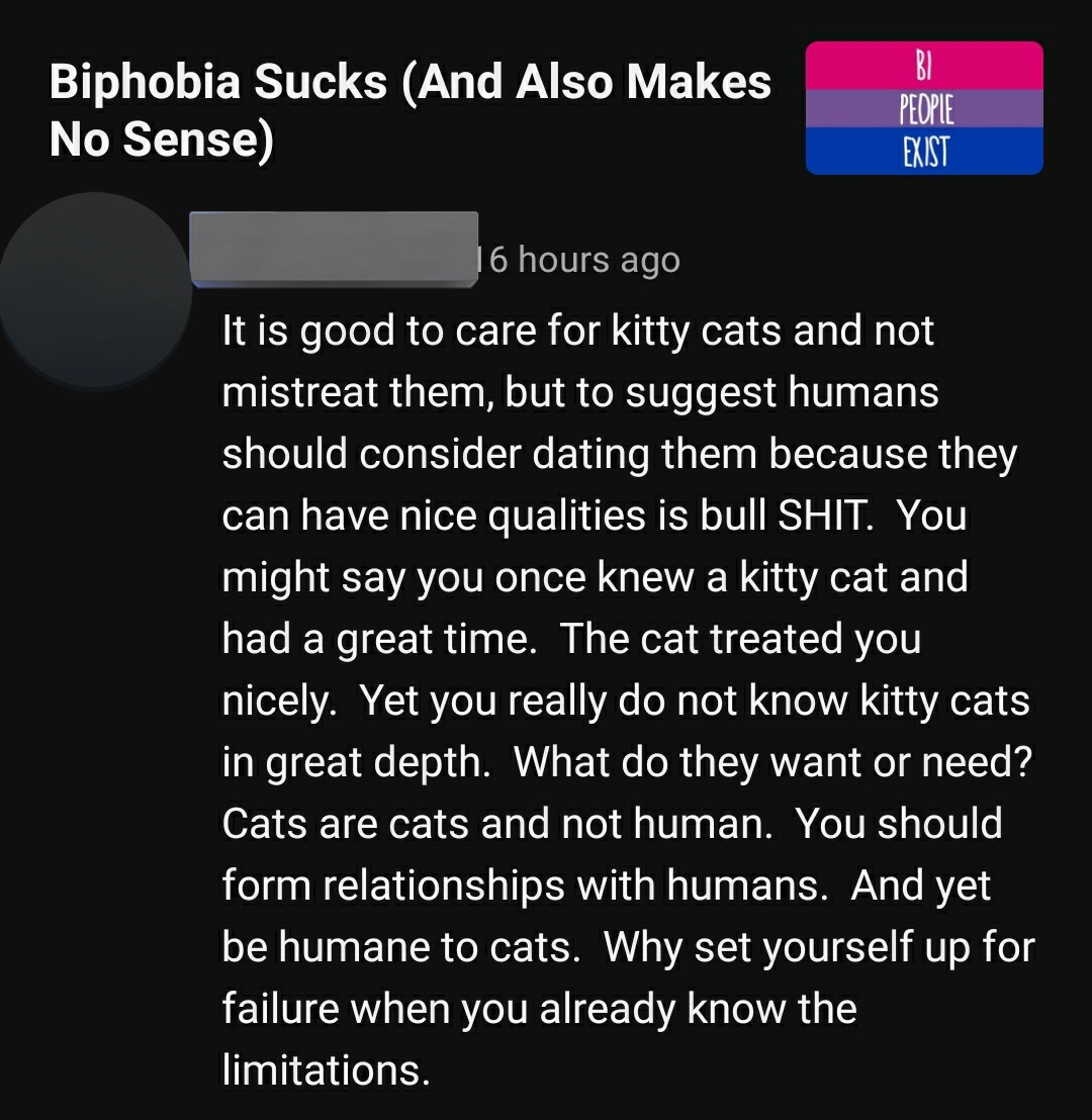 I genuinely have no idea what this means or why it's on a video about biphobia