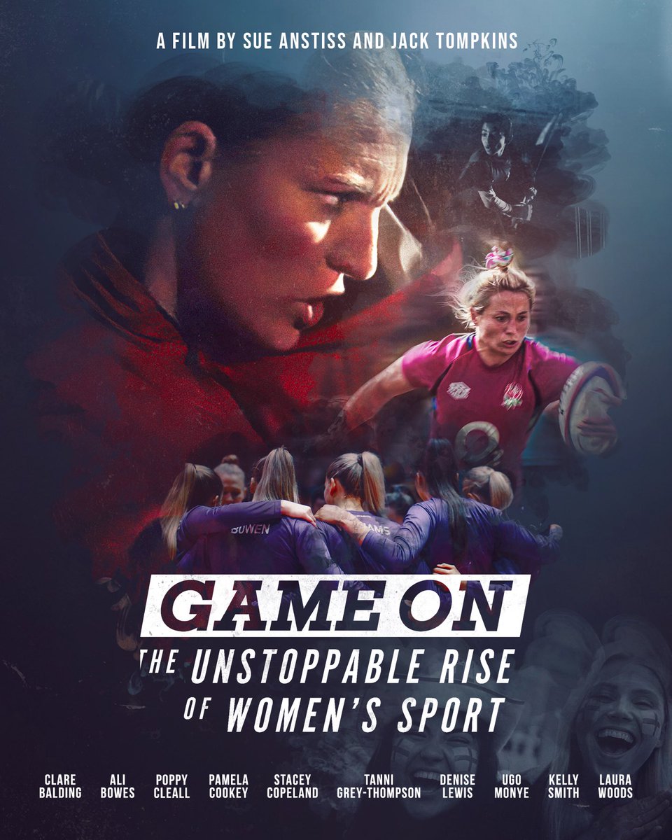 NETFLIX + GAME ON

I’m hugely excited to share that our new documentary - 'Game On: The Unstoppable Rise of Women’s Sport' - will air ON NETFLIX from June 26.