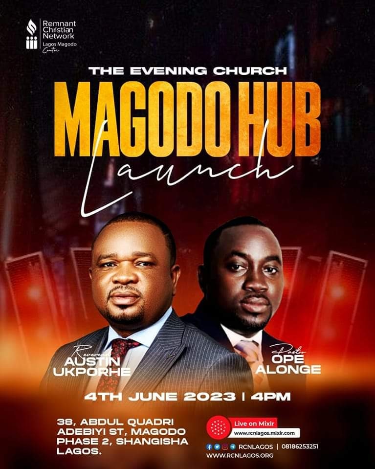 ope37ng's tweet photo. God captures his will for every territory and places them upon that tablets of human  hearts. This Sunday, we unveil a dimension of God's heart for the territory, as we launch RCNLagos Magodo Hub's Evening Church...

Don't miss this. https://t.co/hBW2GYWZAS