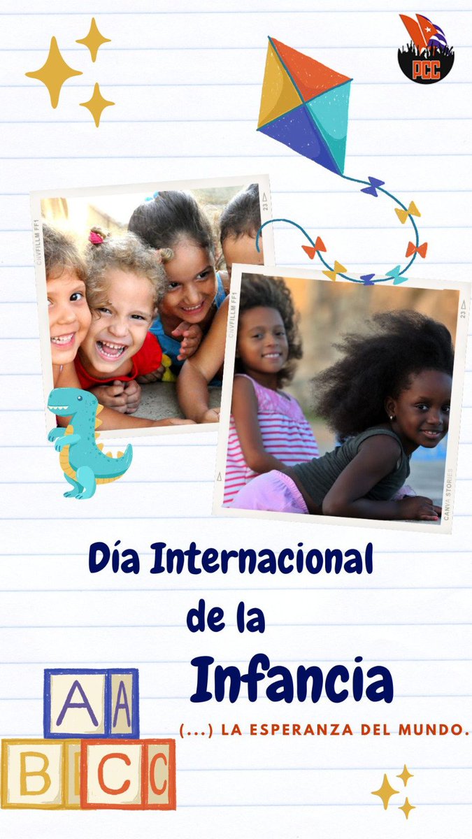 Feliz día internacional de la Infancia. 
Sigamos dando hasta lo imposible para que ellos y ellas, la esperanza del mundo, sigan #CreciendoAlFuturo #Cuba