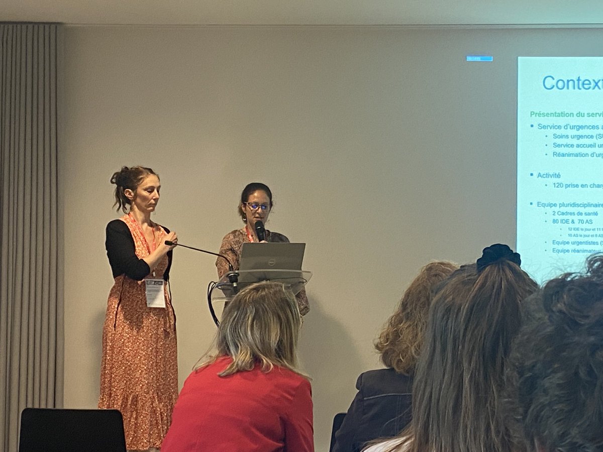 ChevrierSandie's tweet photo. ⁦⁦@LaSF2H⁩ #sf2h2023 belle présentation de notre binôme des urgences : correspondante +équipe d’hygiène ⁦@CHUBordeaux⁩ ⁦@yolene_carre⁩ https://t.co/4BnuyaWuaG