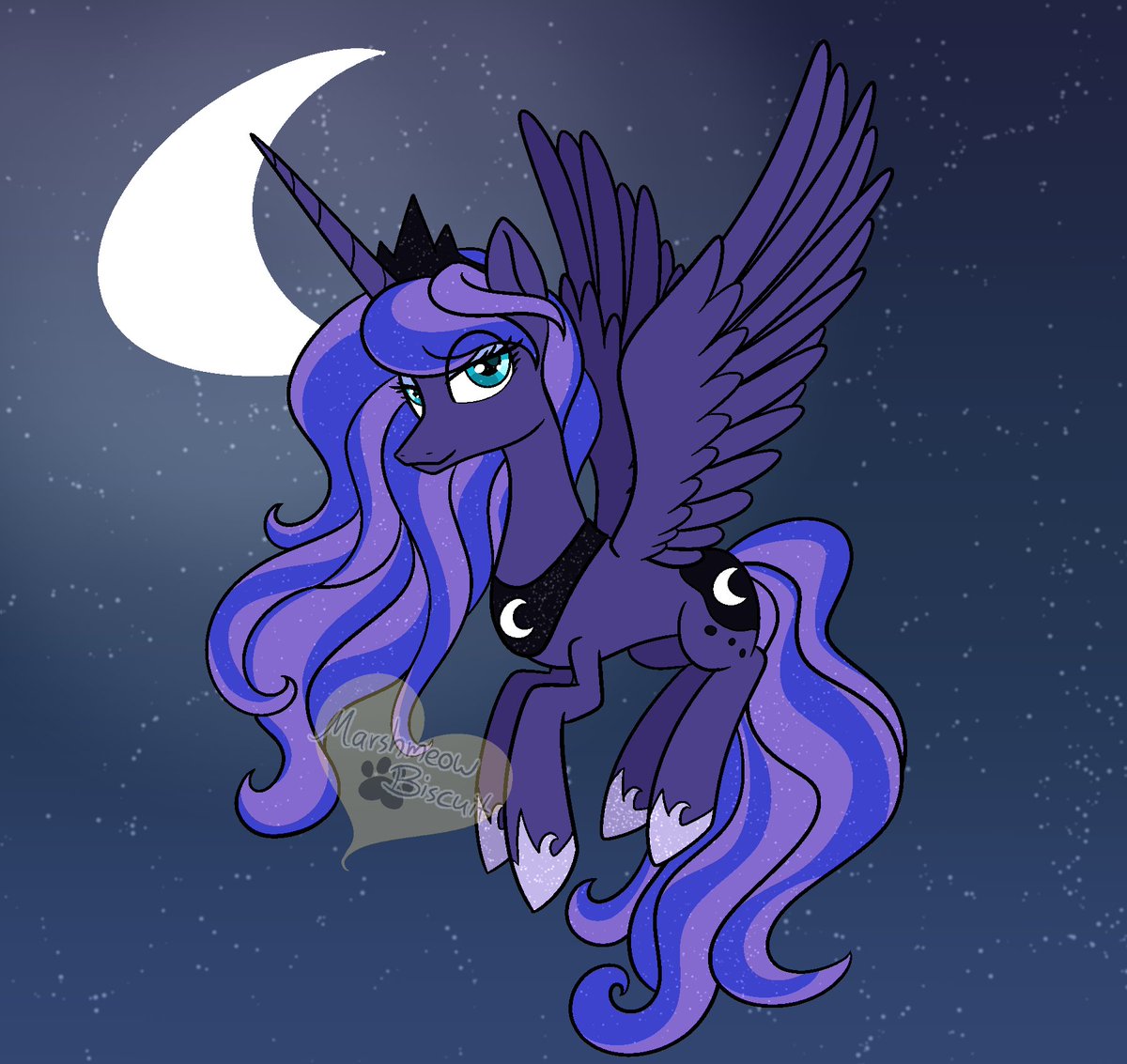 marshmeowfox's tweet photo. #MLP #mlpfim #Luna #mylittlepony https://t.co/y7PekDUJS6