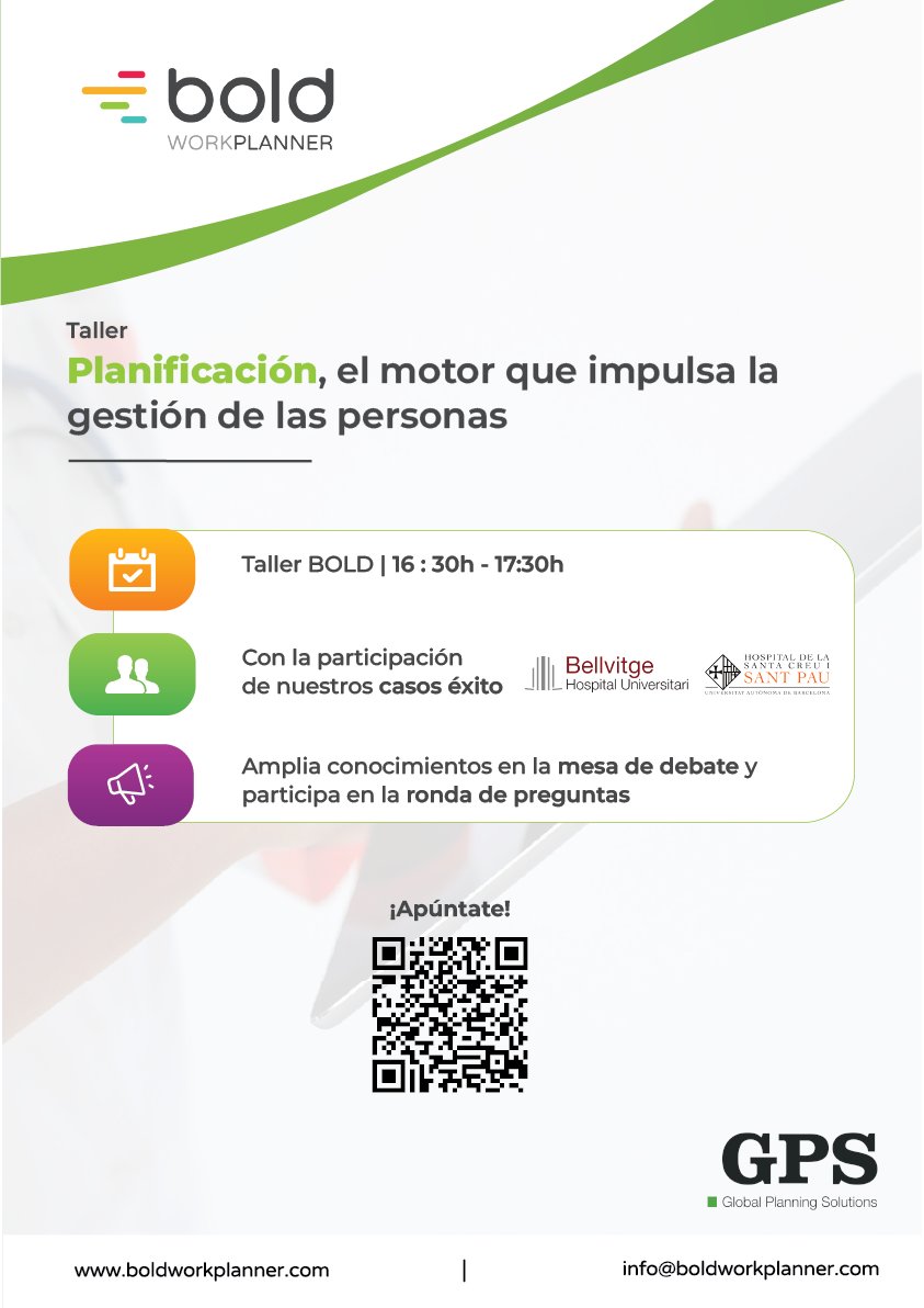 En la Jornada 2 de #ANDE continuamos con el Taller BOLD: Planificación, el motor que impulsa la gestión de las personas  📢
Aún estás a tiempo de apuntarte gracias a la ampliación de cupo por parte de la organización. 🎉

16.30h - 17.30h ⌚
Sala E (Palacio de Congreso, Cádiz) 📍