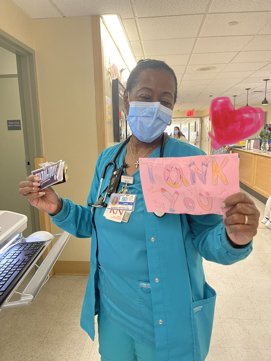 Chocolate- a delicious answer to any question 🍫

Last day of #NursesMonth celebrated with @Hersheys Chocolate Bars and letters from the Lev Bais Yaakov children @TischCancer @MountSinaiNYC 

#ThankYouNurses
#Grateful
#TeamTeal 
@BethOliverVP @cardismith