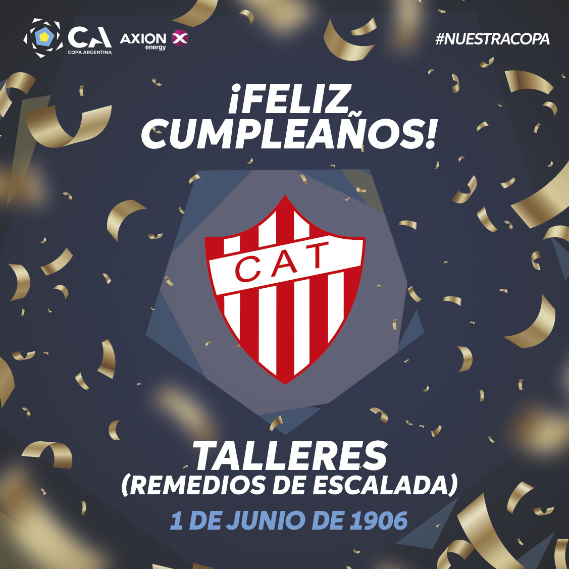 Club Atlético Talleres de Remedios de Escalada: 1 de junio de 1906