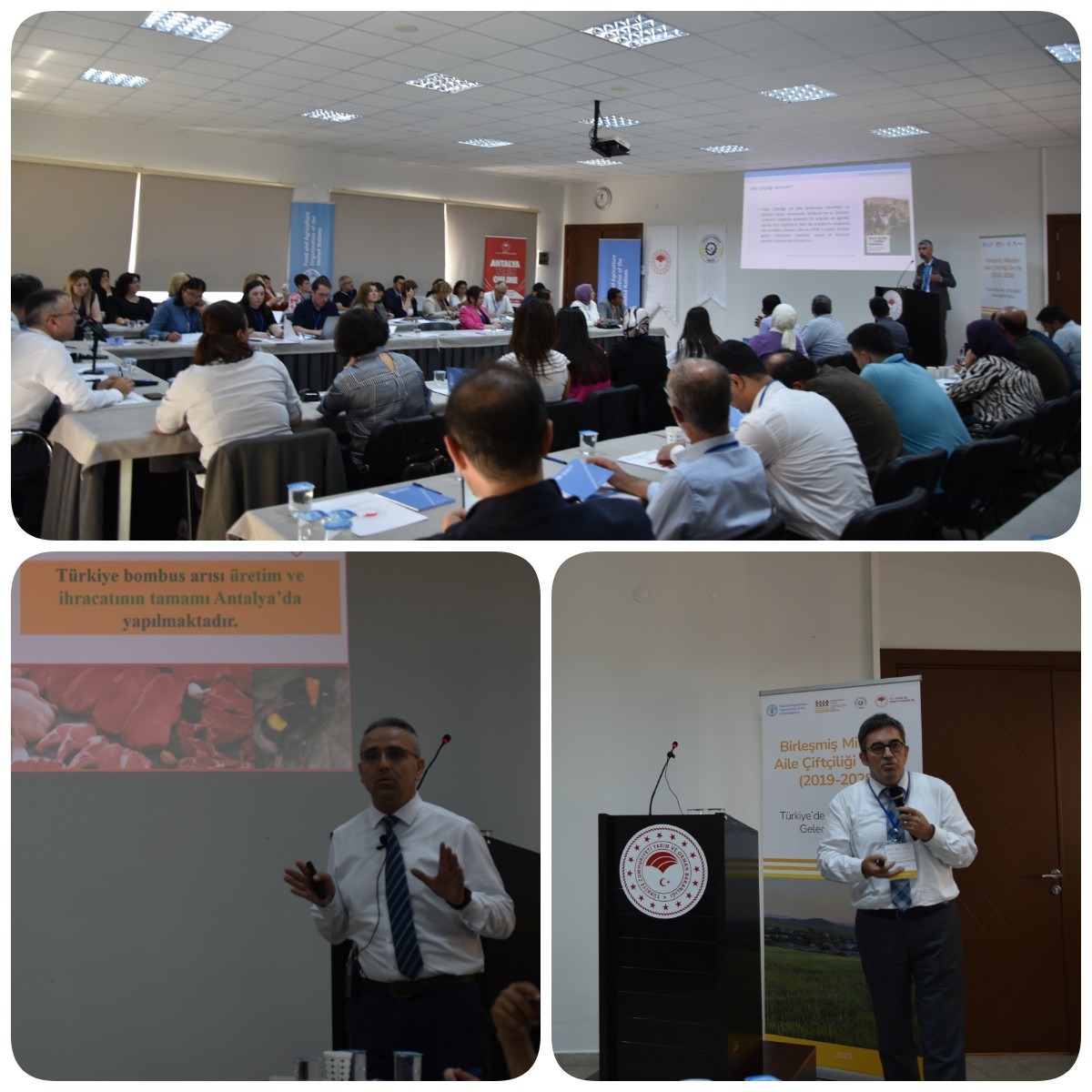 Türkiye'de Aile Çiftçiliğinin Geleceğine Bakış Çalıştayı Müdürlüğümüzde İl Müdürü <a href="/gokhankaraca_/">Gökhan Karaca</a> <a href="/faoturkiye/">FAO Türkiye</a> Temsilci Yrd. <a href="/ASelisik/">Ayşegül Selışık, PhD</a> ve <a href="/trgmresmi/">Tarım Reformu Genel Müdürlüğü</a> Daire Başkanı Alper Bilan katılımıyla başladı ve gün boyu devam edecek

#GelecekTarımda
#TarımAntalyada

<a href="/ersinyazici1/">Ersin YAZICI</a> 
<a href="/VahitKirisci/">Prof.Dr.Vahit Kirişci</a>