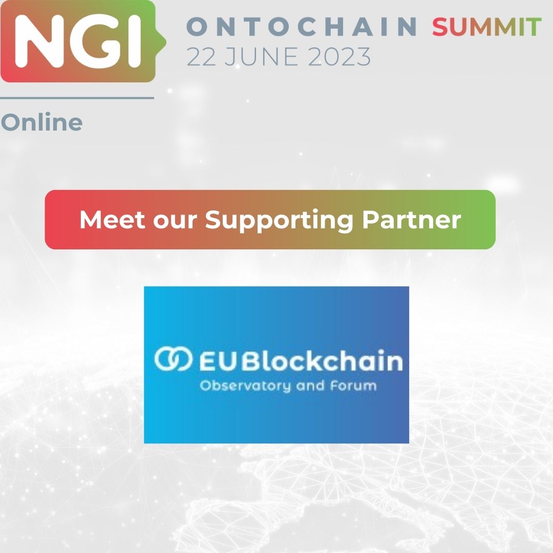 🌐 Meet our supporting partner, the @EUBlockchain Observatory & Forum  and join us for the ONTOCHAIN Summit on June 22, 2023!

Register now: lnkd.in/dj_RtaBJ 📲 

#ontochainsummit #blockchain #web3 #innovation