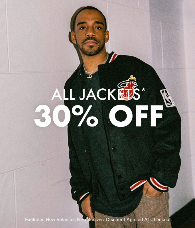 SOLELINKS's tweet photo. Ad: 30% off + FREE shipping on Mitchell &amp; Ness Jackets, discount applied in cart

SHOP => https://t.co/sAFAmiy9x4

*new releases &amp; exclusives excluded https://t.co/omtrLQ1SLz