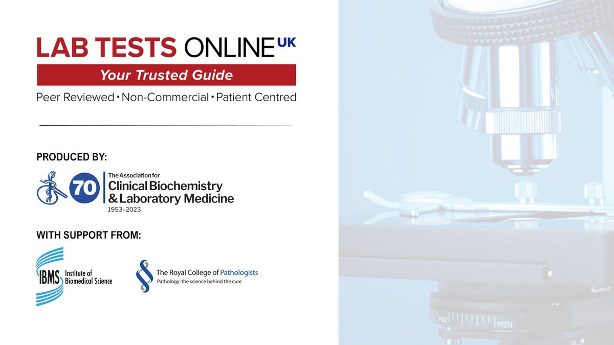 Lab Tests Online-UK (@LabTestsUK) are currently looking for interested healthcare scientists, doctors, or recently retired fellows to join their voluntary team of editors. 

Read more: ibms.org/resources/news…