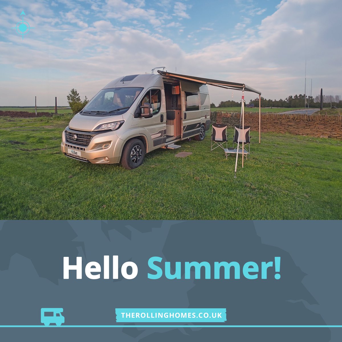 therollinghomes's tweet photo. It's official - summer has arrived and slots are filling up fast! 🎉  

Call us at 📞 07342 004 004 or visit 🌐 https://t.co/Lo0fJun9aw to book your dream summer getaway.

#TheRollingHomes #MotorhomeHire #Summer #Summer2023 #HelloSummer #Adventure https://t.co/tPXP9rkjdm