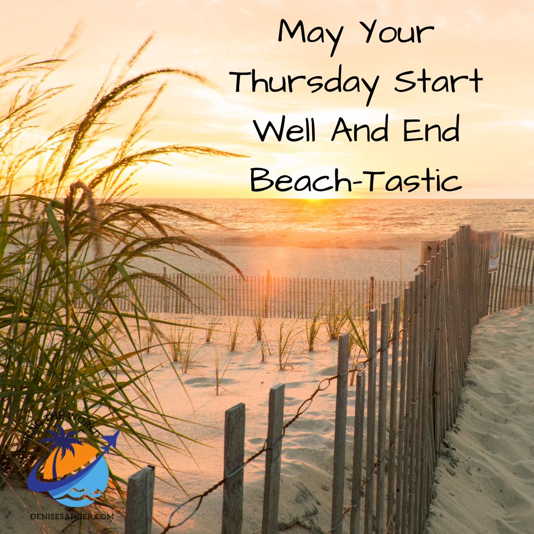 Good Thursday morning to you all. <3 Denise #travelbloggers #travelbloggerlife #travelbloggers #travelblogging #travelingram #travelinspiration #traveller #travellife #traveltheworld #worldtravel #travelover50 #beach