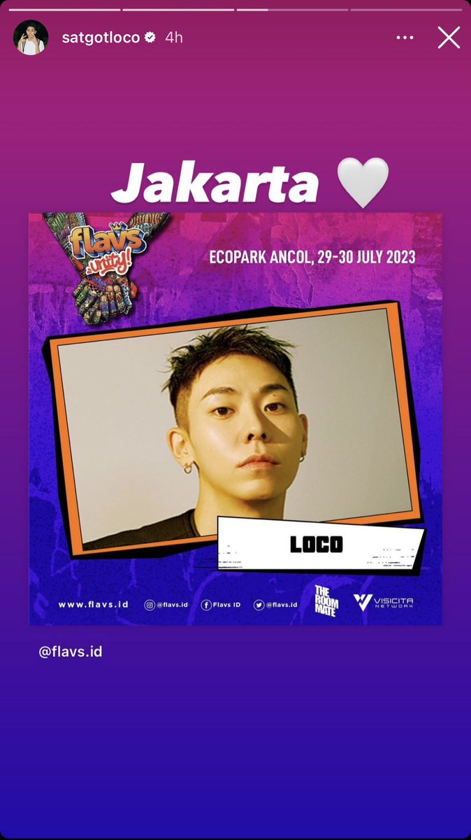 FlavsId's tweet photo. Jakarta mana suaranya?!?! Feed IG mimin di repost nih #loco #flavsunity2023 #flavsfestival https://t.co/HzD48BAbYg