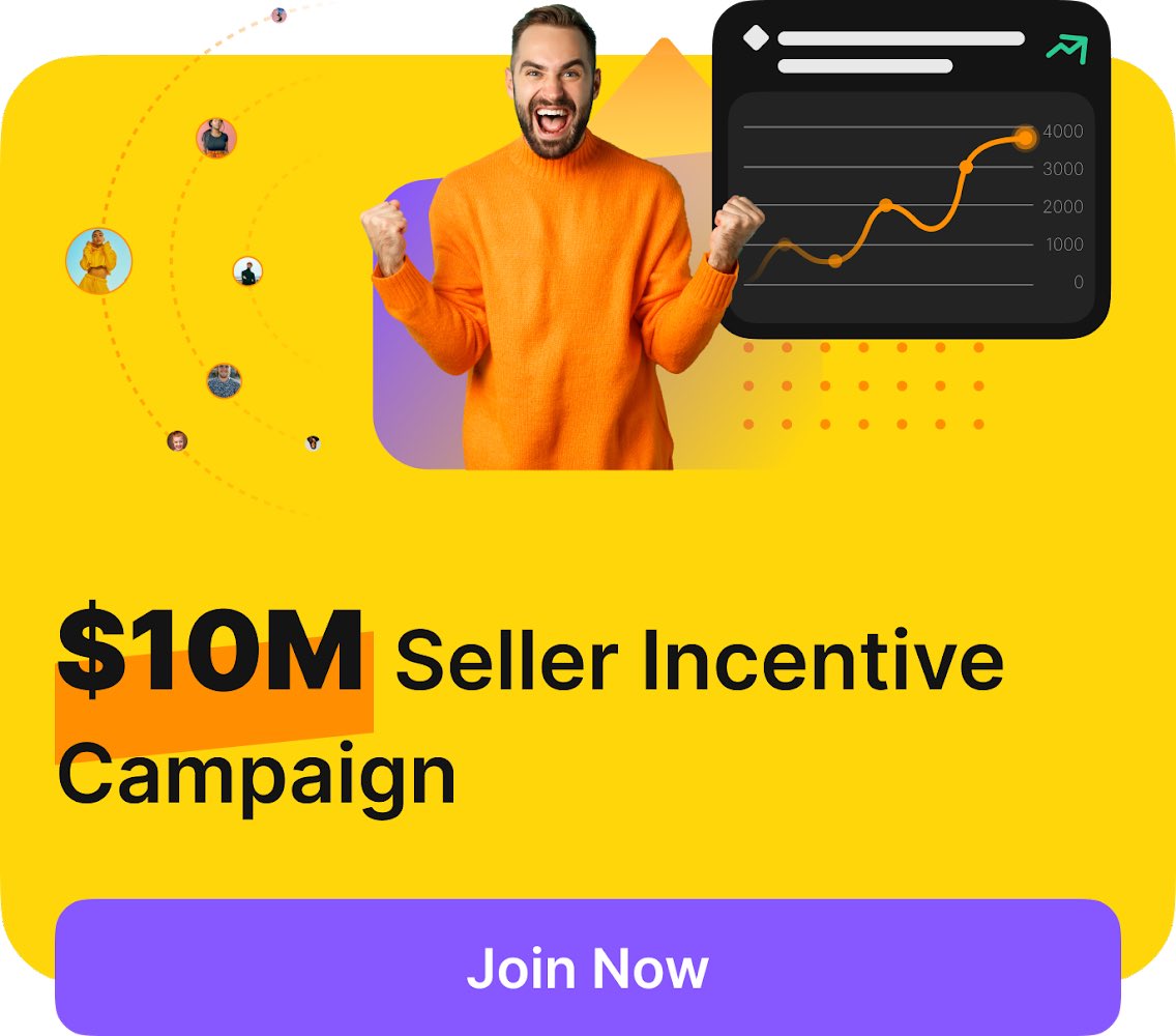 LinkrBio's tweet photo. 🎉 Attention digital product sellers! 🎉 Join our $10M Seller Incentive Campaign starting from June 5th! Buyers can enjoy a 10% discount on every order, covered by Linkr. You'll still receive 100% of your earnings. Register with Linkr Store now! https://t.co/NpppcKRiIq