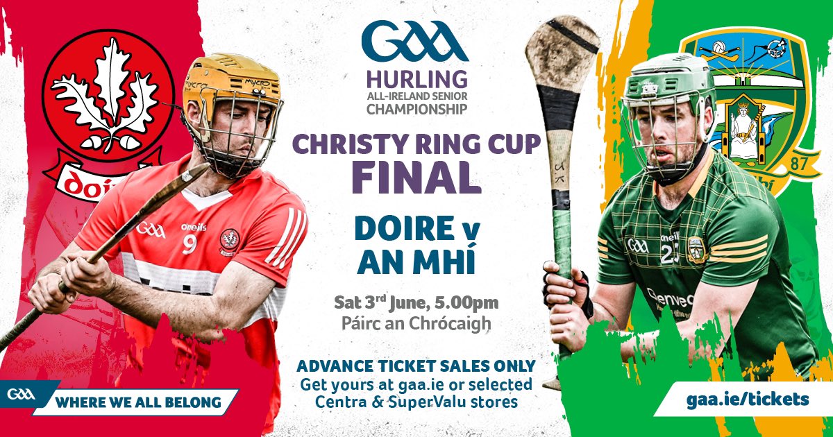 Meath GAA on Twitter "It’s the Christy Ring Cup Final against Derry on