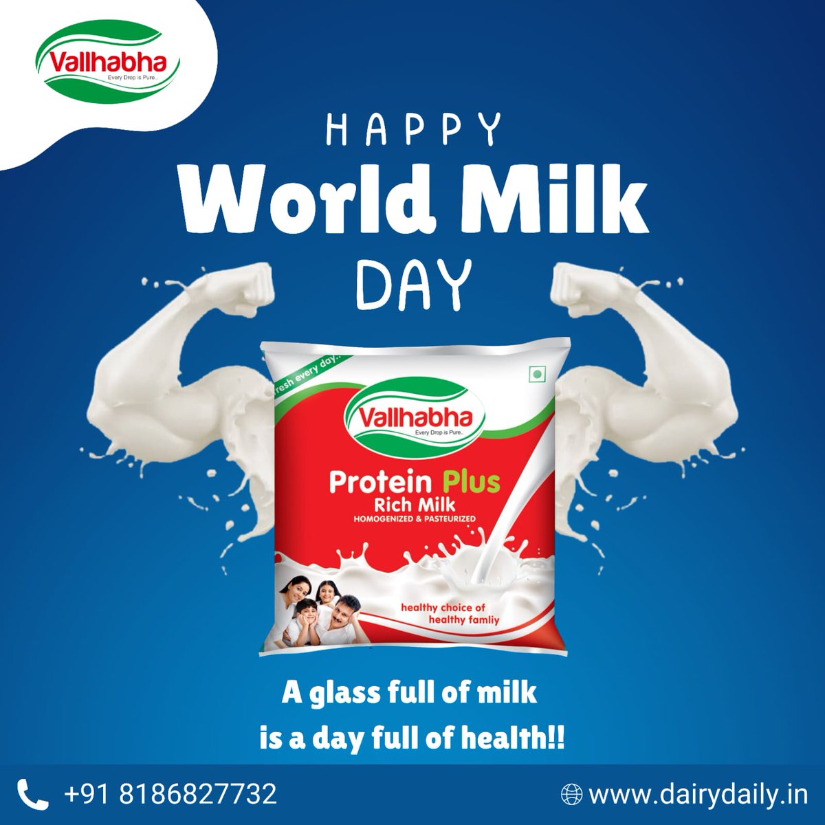 'Power Up with Protein-Infused Milk: Celebrating World Milk Day!'

Call us at 8186827732

#WorldMilkDay #ProteinPlusMilk #PowerOfProtein #MilkAndProtein #NutritionBoost #CreamyDelight #DeliciouslyHealthy #RaiseAGlass #MilkLovers #FuelYourDay #HealthyLifestyle #SustainableSourcing