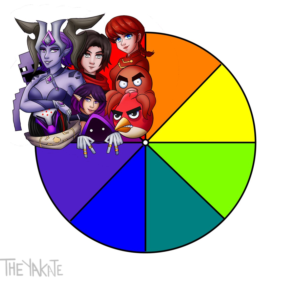 Purple is done! Now for Violet!
#colorwheel
