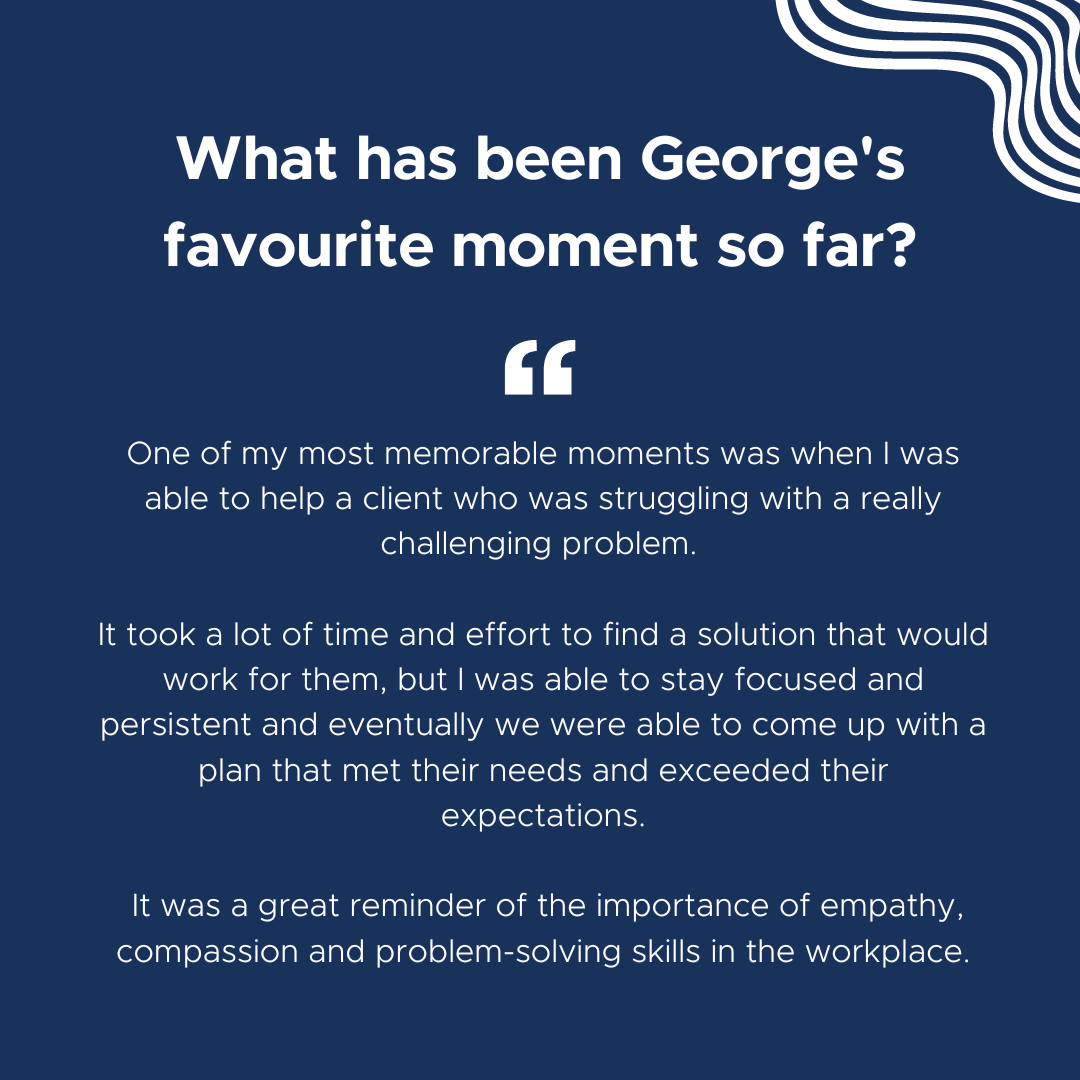 Today, we're celebrating George's 1st #WorkAnniversary with #Certes! 🧑‍💻 

The time has flown by! 🚀 

Thanks for your #HardWork George! 👏 

Check out his favourite moment so far below👇
