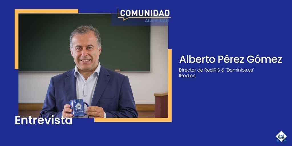 AlumniUAH (@alumniuah) on Twitter photo Hablamos con Alberto Pérez Gómez, alumniUAH de la Facultad de Derecho, sobre su paso por la universidad como estudiante y profesor, y su experiencia laboral posterior en Red.es.
Nuevo video en el canal de YouTube de la UAH.
youtu.be/L2iPkYjvtVo
#alumniuahes Hablamos con Alberto Pérez Gómez, alumniUAH de la Facultad de Derecho, sobre su paso por la universidad como estudiante y profesor, y su experiencia laboral posterior en Red.es.
Nuevo video en el canal de YouTube de la UAH.
youtu.be/L2iPkYjvtVo
#alumniuahes