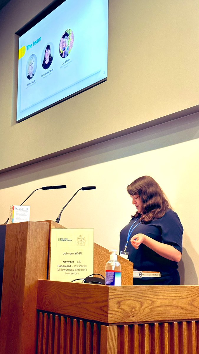 lowneyrob's tweet photo. The newly doctored (as in Doctor, not manipulated 😅) @suzielearning steps up at @ILTAtweets #EdTech23 to present on @DCU_IoE and @TEU_DCU research on their Digital Vocabulary Assessment Tool https://t.co/ITDqiijiQ0