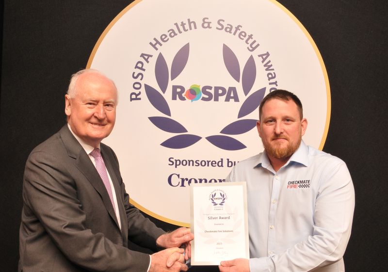 The official #rospawinner presentation photo is here, and we are still on a high!

Receiving a Silver Achievement Award in the Industry Sector category, <a href="/CheckmateFire/">Checkmate Fire</a> are proud to have demonstrated our commitment to health and safety excellence!

#safetyculture #SafetyFirst