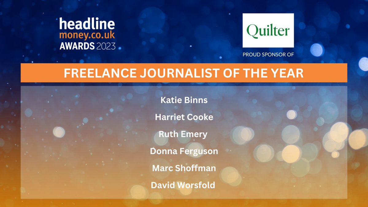 Here’s the shortlist for #HMAwards23 Freelance Journalist of the Year, sponsored by <a href="/Quilter/">Quilter</a> 

Congratulations to <a href="/kt_binns/">Katie Binns</a>, @harrietcooke1, <a href="/Ruth_Emery/">Ruth Emery</a>, <a href="/DonnaLFerguson/">Donna Ferguson @donnalferguson.bsky.social</a>, <a href="/marcshoffman/">Marc Shoffman</a> &amp; @DavidWorsfold 

👏 bit.ly/42CS2R5
