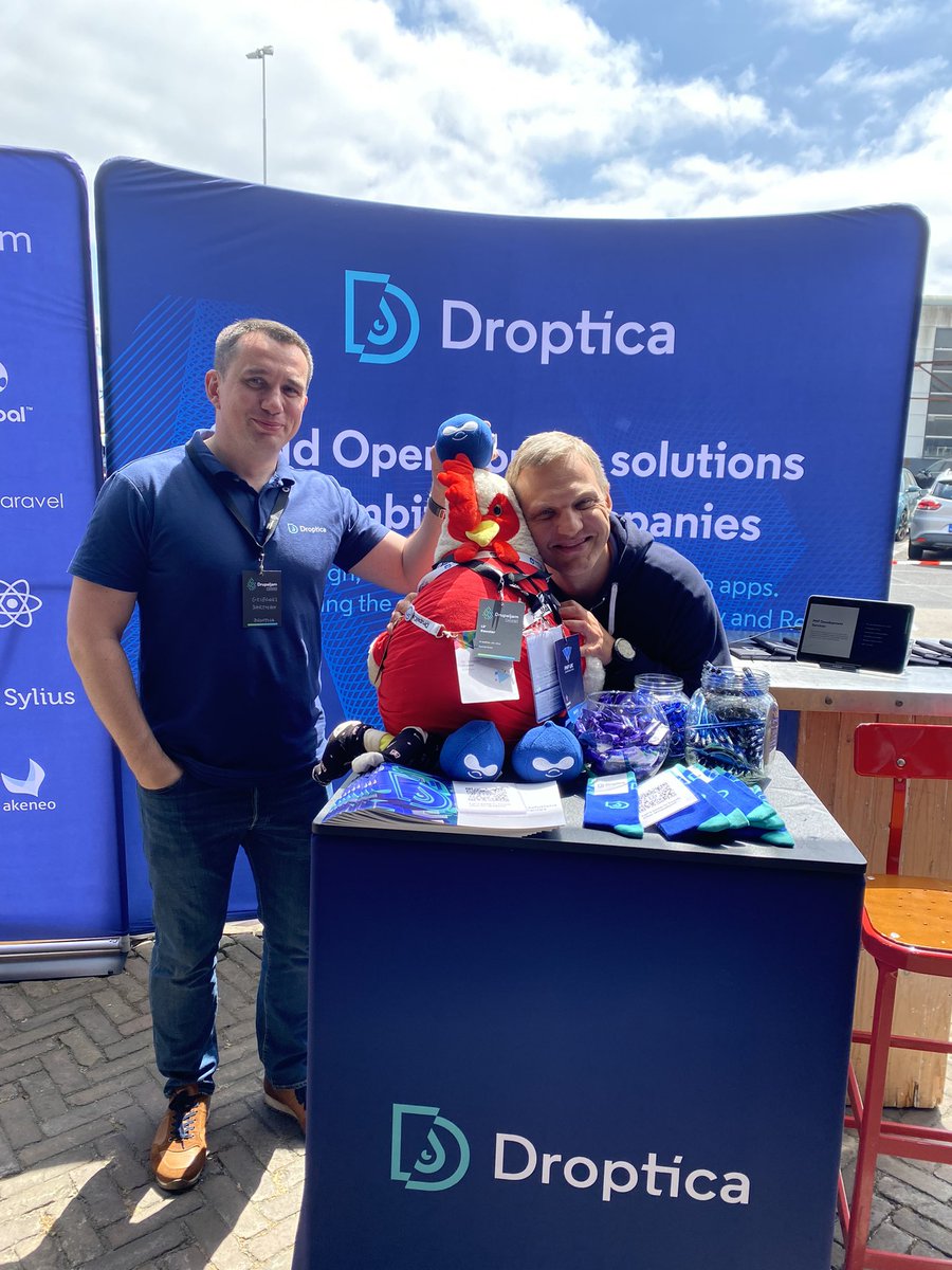 droptica's tweet photo. A few real-time shots from @Drupaljam ☀️ DeFabrique is bustling with energy. It's great to be here and to meet you all!
We even found a Lil’rooster 🐓#drupalconlille
#drupaljam #drupalnl https://t.co/41B5agteZ4