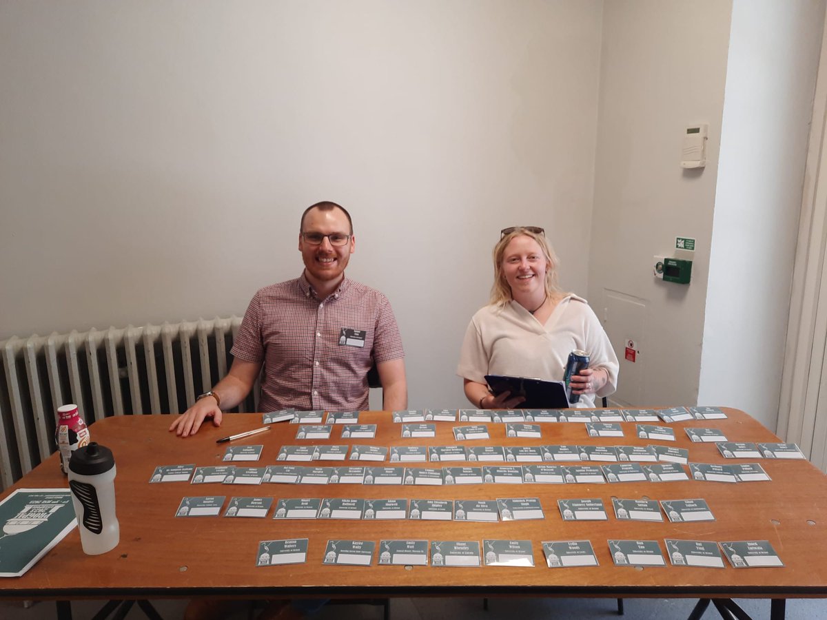 ProgPal2023's tweet image. Registration desk: manned ✅
Energy drinks: drunk ✅ 
Prog: palled ✅

#ProgPal2023