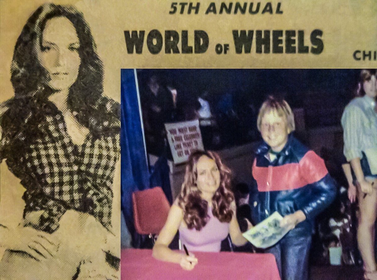 I, on the other hand, was not forbidden from watching “The Dukes Of Hazzard”.

Yours truly with <a href="/_CatherineBach/">Catherine Bach</a>, 1980.