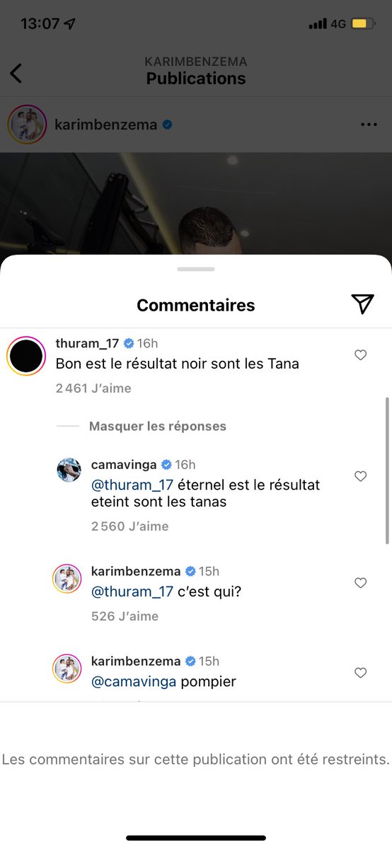 Je pleure de rire pk Benzema il a dit « pompier » ca a littéralement aucun sens