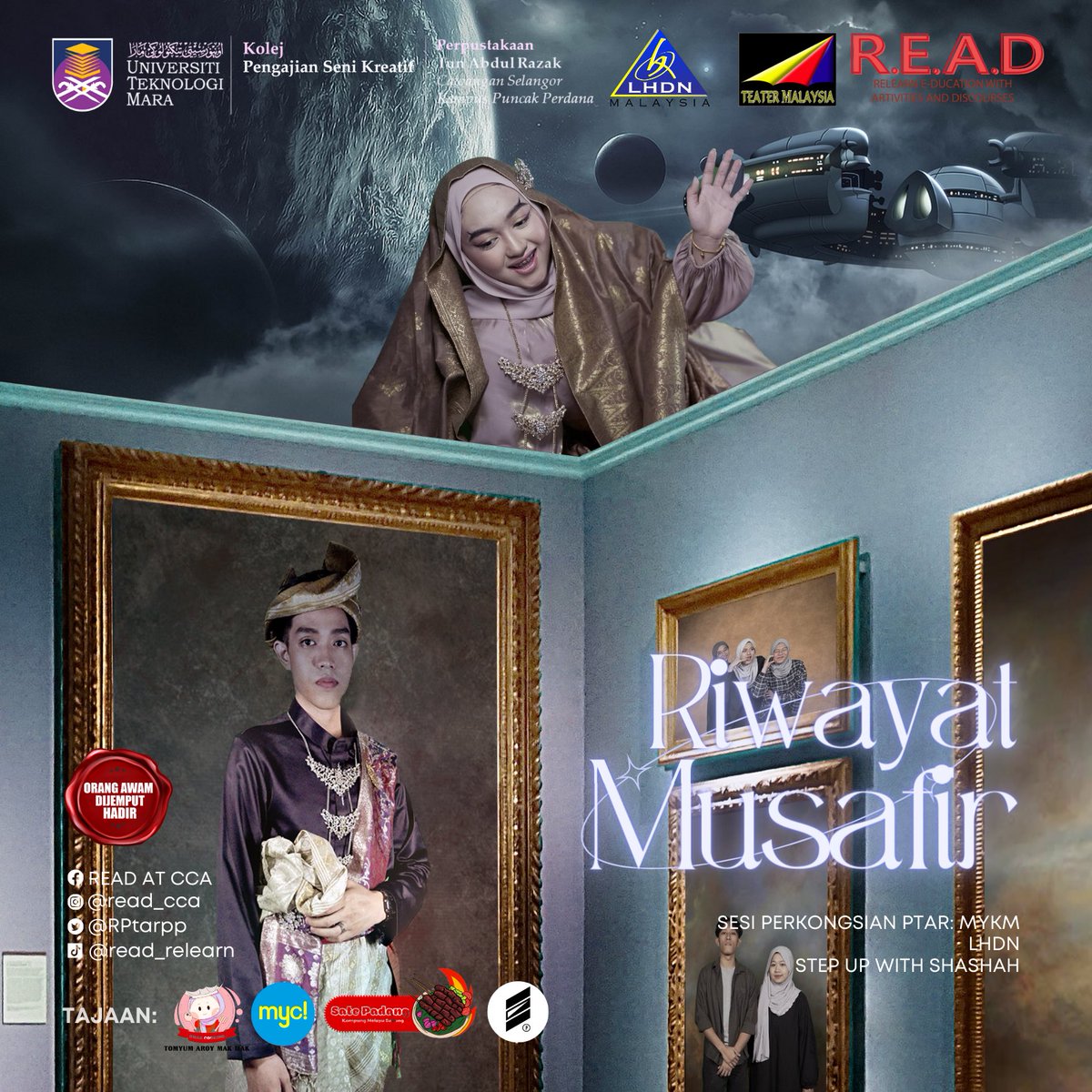RPtarpp's tweet photo. R.E.A.D.: Riwayat Musafir adalah pelajar yang bermusafir dengan objektif meningkatkan kualiti hidup dan setiap musafir mempunyai riwayat hidup yang tersendiri. 

Program ini akan berlangsung mengikut ketetapan berikut: 
🗓 6-7 JUN 2023 
⏰ 9.00 pagi - 4.30 petang
📌 PTARPP &amp; REF https://t.co/GEjdTE2F2l