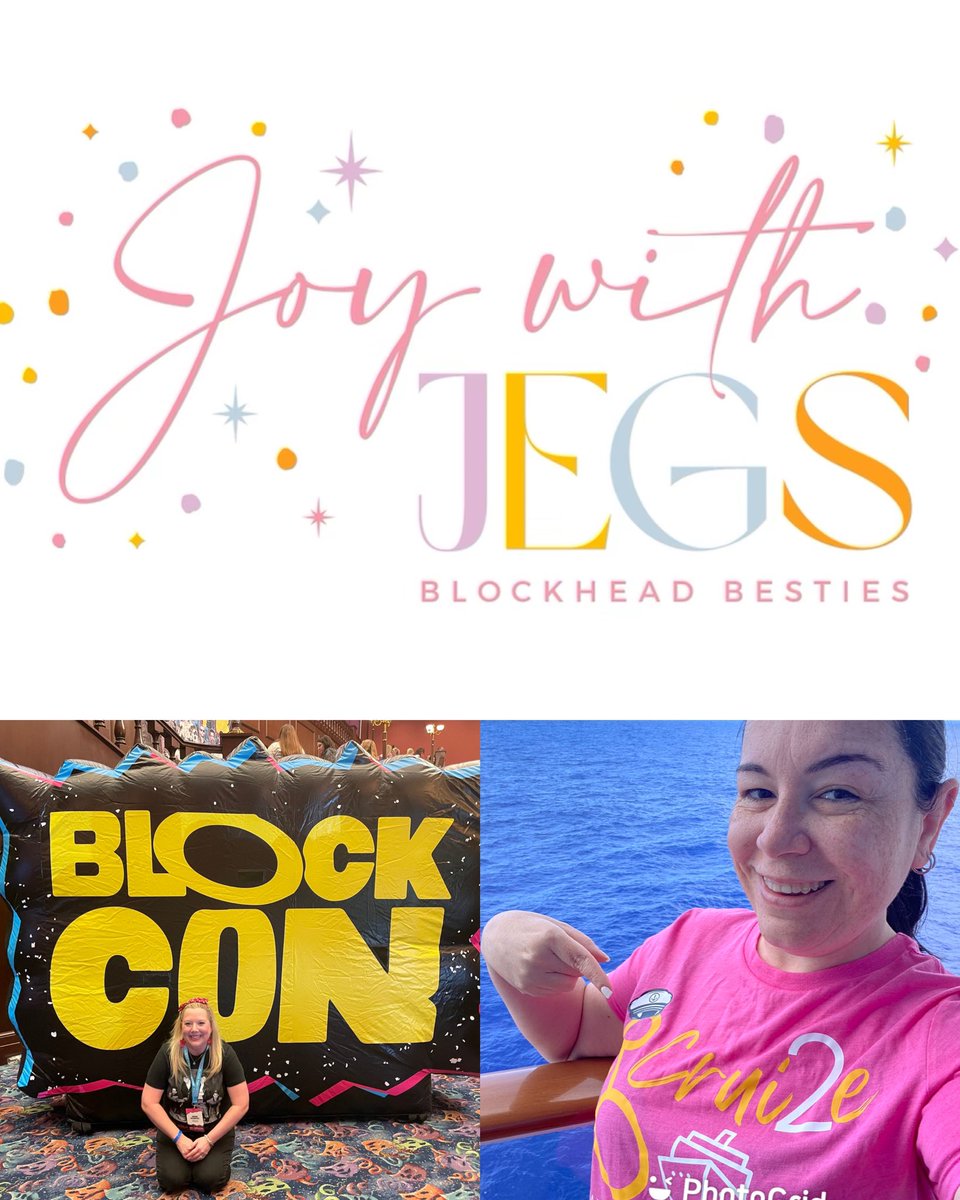 Join @thejennimurphy &amp;  I tonight over on IG Live as #JoyWithJEGS returns! We will be talking a lot of #BlockCon 🎉 a little of my cruise 🛳️ &amp; so much more with our guests @mjchisox2005 &amp; @sarajnorth see you tonight ❤️