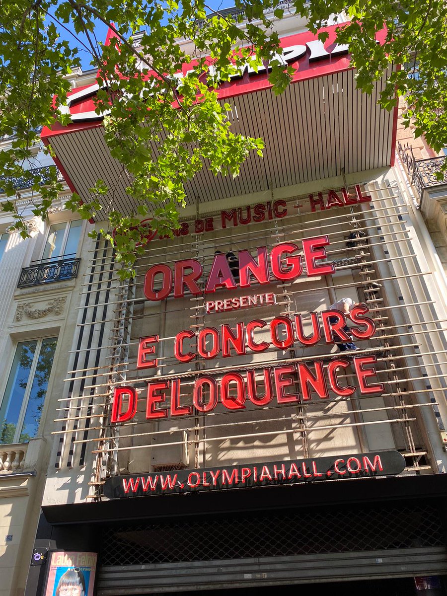 Ce soir pas moins de 12 candidats salariés de <a href="/vivendi/">Vivendi</a>, <a href="/edf/">Environmental Defense Fund</a>, <a href="/sanofi/">Sanofi</a> et <a href="/orange/">Orange</a>  vont s'affronter lors de la finale du concours d'éloquence à L'Olympia. Du beau spectacle en perspective !
#ConcoursDeloquence 
#PublicSpeaking